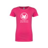 Thumbnail image for  Next Level Girls Fuchsia Fashion Fit T Shirt