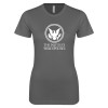 Thumbnail image for  Next Level Womens Charcoal Boyfriend Tee