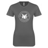 Thumbnail image for  Next Level Womens Charcoal Boyfriend Tee