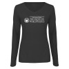 Thumbnail image for  Womens Dark Heather Long Sleeve V Neck Tee 
