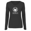 Thumbnail image for  Womens Dark Heather Long Sleeve V Neck Tee 