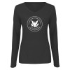 Thumbnail image for  Womens Dark Heather Long Sleeve V Neck Tee 