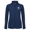 Thumbnail image for  Womens Navy Fleece Full Zip Jacket