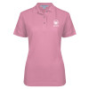 Thumbnail image for  Womens Silk Touch Light Pink Pique Polo