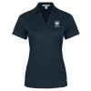 Thumbnail image for  Womens Navy Performance Fine Jacquard Polo