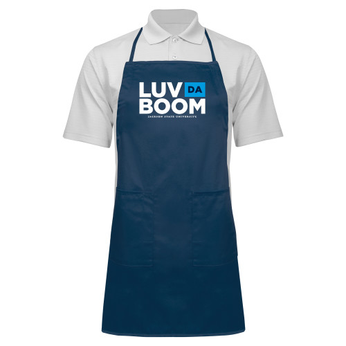  Full Length Navy Apron - Luv Da Boom
