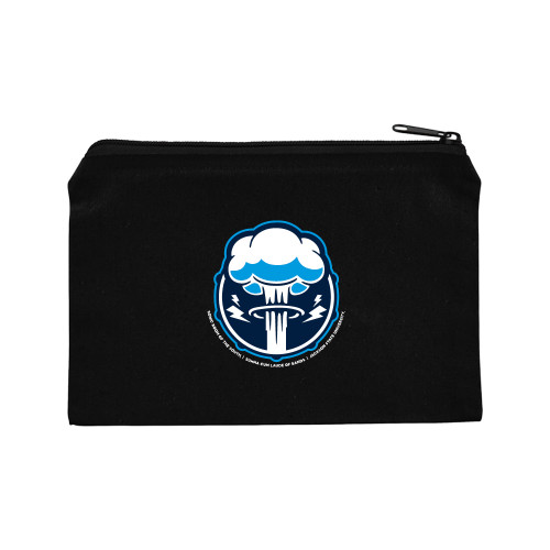  8oz. Black Cotton Travel Pouch - Sonic Boom Smoke