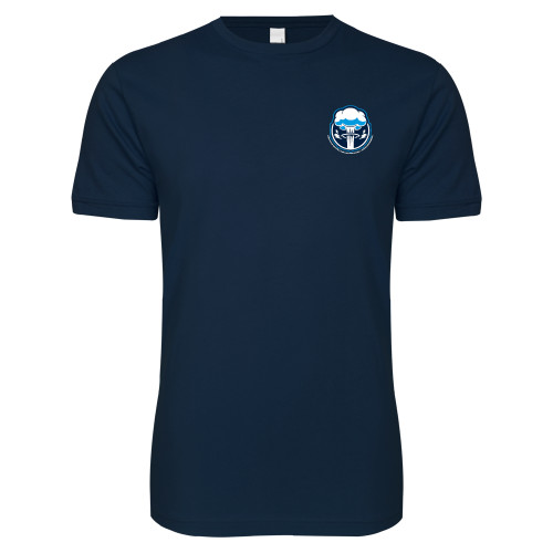  Next Level Navy SoftStyle T Shirt - Sonic Boom Smoke