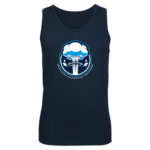  Navy Tank Top - Sonic Boom Smoke