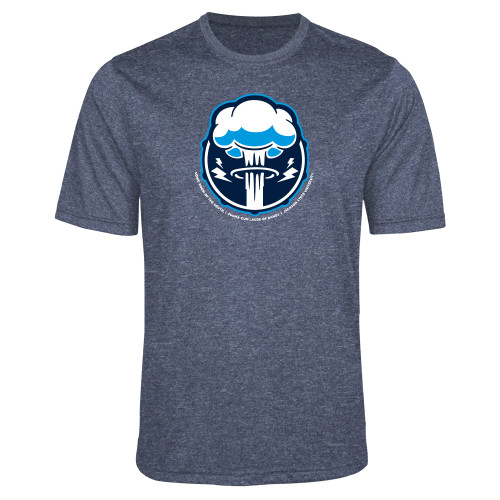  Navy Heather Performance Contender Tee - Sonic Boom Smoke