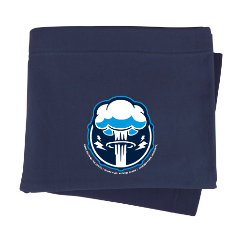Jackson State Band Navy Sweatshirt Blanket
