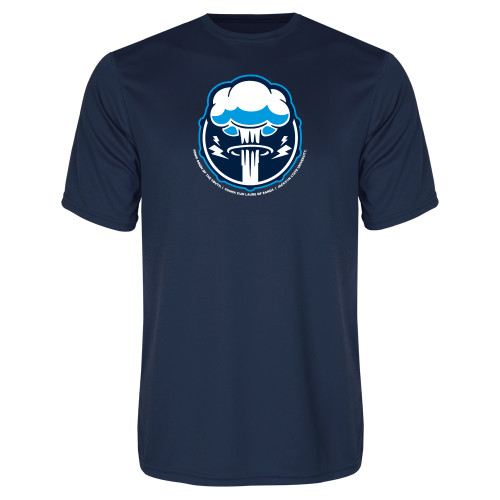  Navy Performance Tee - Sonic Boom Smoke