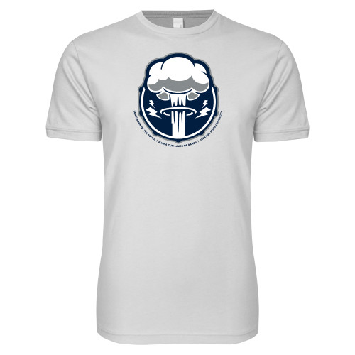  Next Level White SoftStyle T Shirt - Sonic Boom Smoke