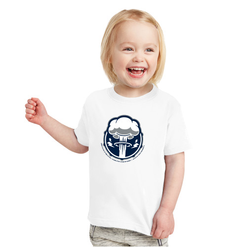  Toddler White T Shirt - Sonic Boom Smoke