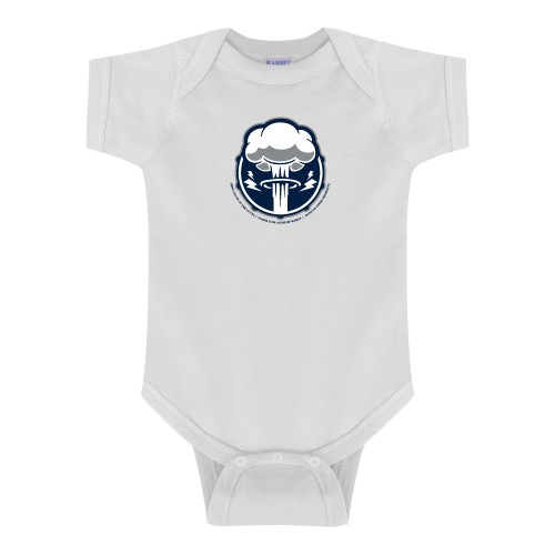  White Infant Onesie - Sonic Boom Smoke