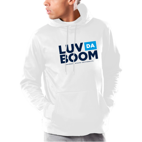  Under Armour White Armour Fleece Hoodie - Luv Da Boom