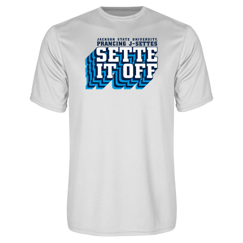  White Performance Tee - Sette It Off