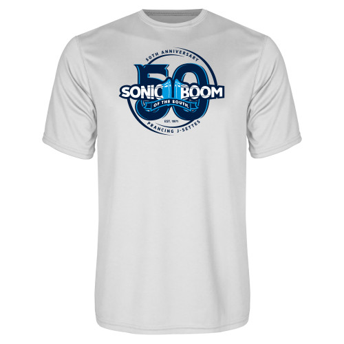  White Performance Tee - 50th Anniversary