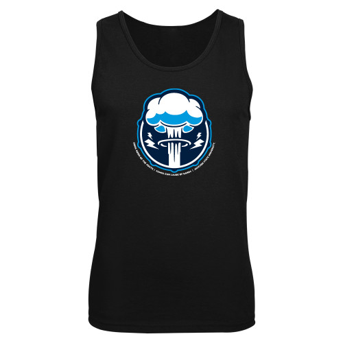  Black Tank Top - Sonic Boom Smoke
