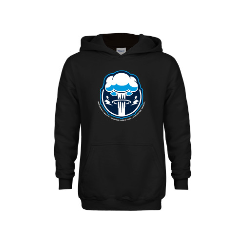  Youth Black Fleece Hoodie - Sonic Boom Smoke