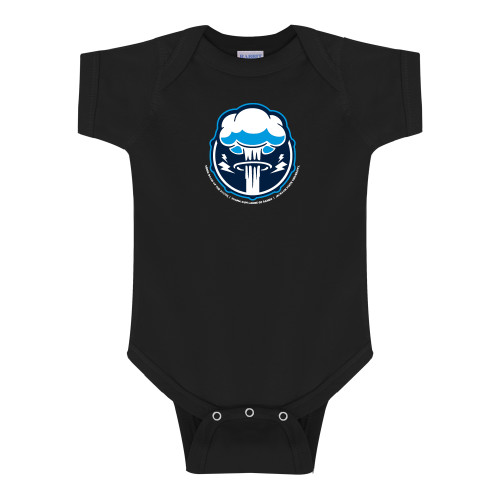  Black Infant Onesie - Sonic Boom Smoke