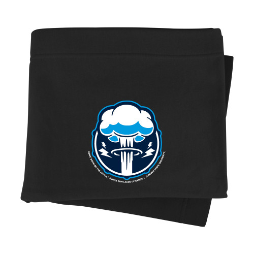  Black Sweatshirt Blanket - Sonic Boom Smoke