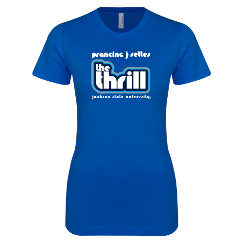  Next Level Womens Royal Boyfriend Tee - The Thrill