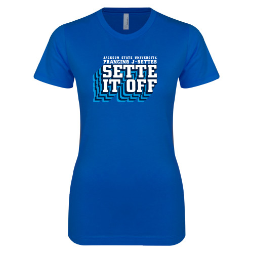  Next Level Womens Royal Boyfriend Tee - Sette It Off