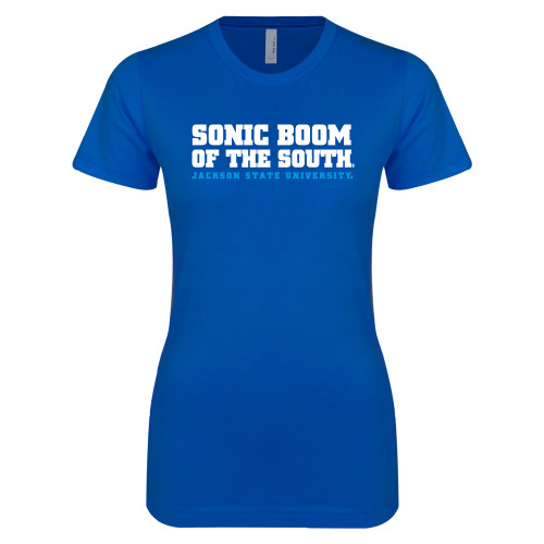  Next Level Womens Royal Boyfriend Tee - Sonic Boom of the South