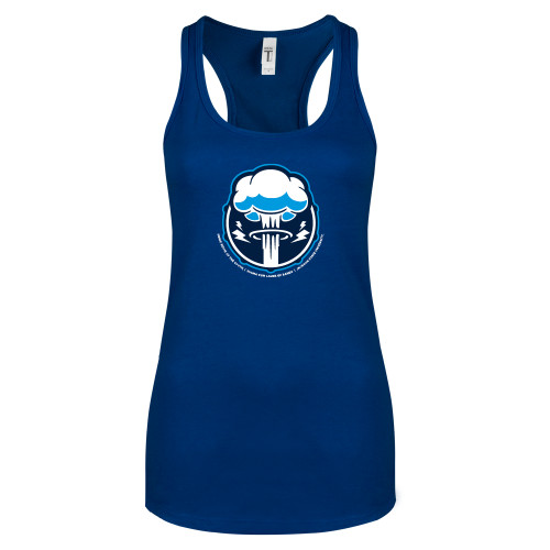  Next Level Racerback Tank Royal - Sonic Boom Smoke