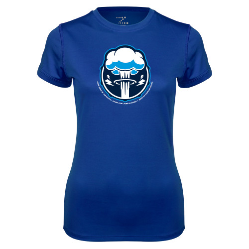  Womens Royal Performance Tee - Sonic Boom Smoke