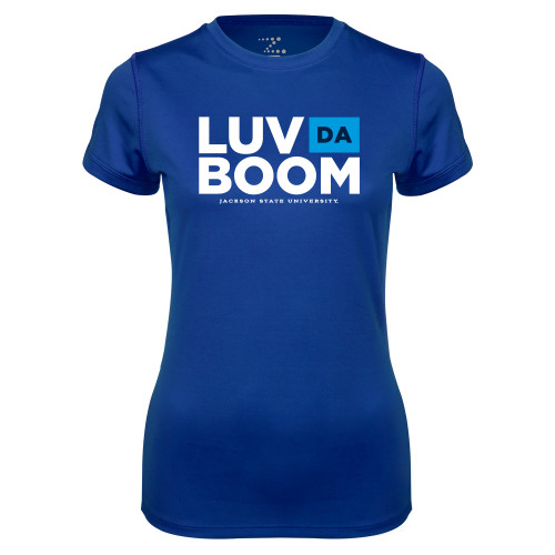  Womens Royal Performance Tee - Luv Da Boom