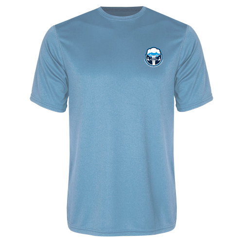  Light Blue Performance Tee - Sonic Boom Smoke