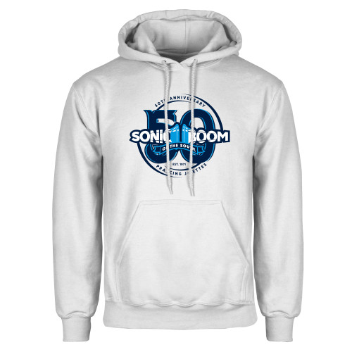  White Fleece Hoodie - 50th Anniversary