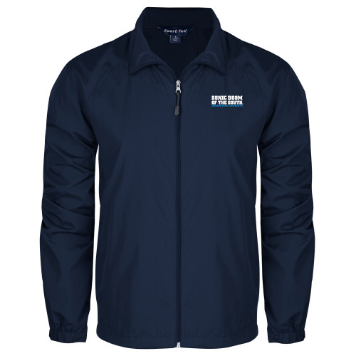  Navy Full Zip Wind Jacket - Sonic Boom of the South