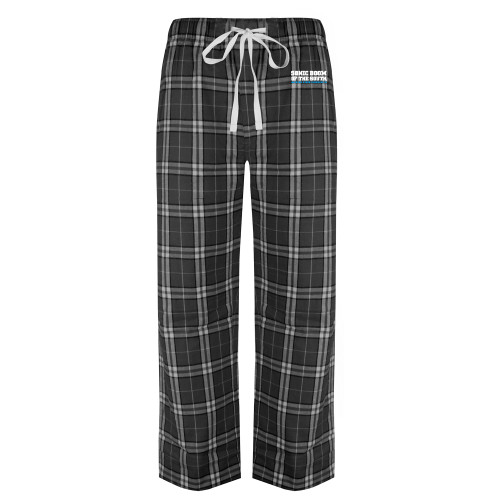  Black/Grey Flannel Pajama Pant - Sonic Boom of the South