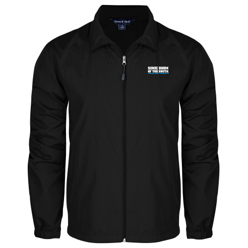  Black Full Zip Wind Jacket - Sonic Boom of the South