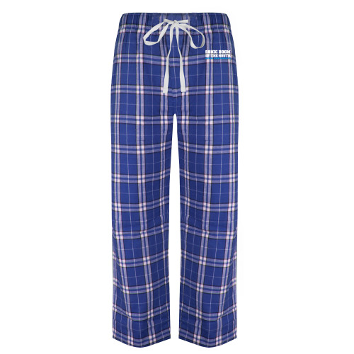  Royal/White Flannel Pajama Pant - Sonic Boom of the South