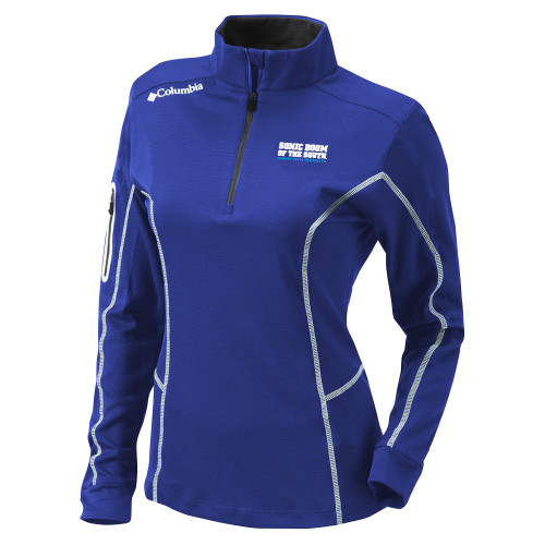  Columbia Womens Omni Wick Royal 1/4 Zip - Sonic Boom of the South