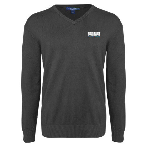  Charcoal Heather VNeck Sweater - Sonic Boom of the South
