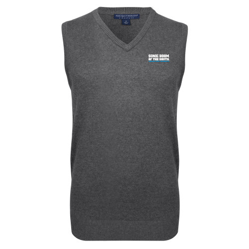  Charcoal VNeck Sweater Vest - Sonic Boom of the South