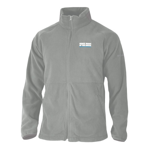  Columbia Grey Everest Ridge Fleece Full Zip Jacket - Sonic Boom of the South