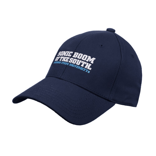  Navy Structured Adjustable Pro Style Hat - Sonic Boom of the South