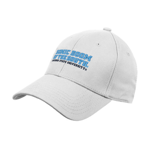  White Structured Adjustable Pro Style Hat - Sonic Boom of the South