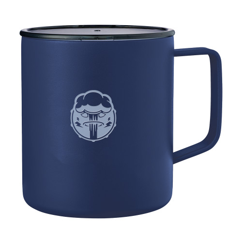  Rover Camp Vacuum Insulated Navy Mug 14oz - Sonic Boom Smoke Engraved