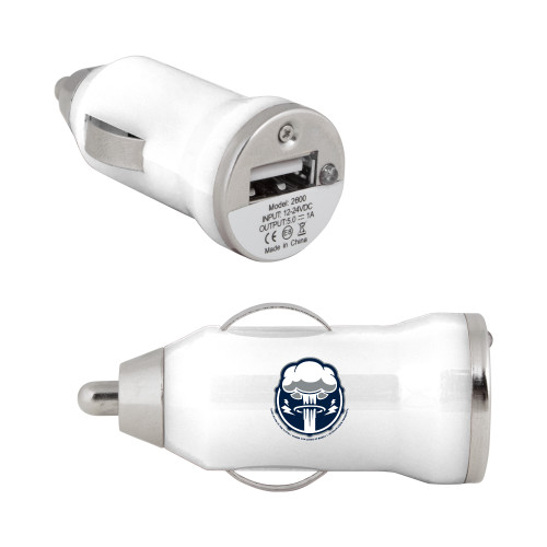  On the Go White Car Charger - Skin
