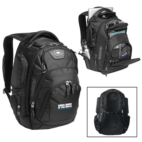  OGIO Black Stratagem Backpack - Sonic Boom of the South