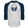 Thumbnail image for  White/Navy Raglan Baseball T Shirt
