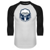 Thumbnail image for  White/Black Raglan Baseball T Shirt