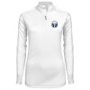 Thumbnail image for  Syntrel Womens White Interlock 1/4 Zip